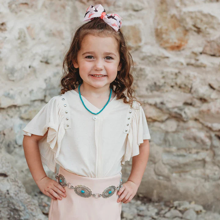 Shea Baby Stud Cream Toddler Top