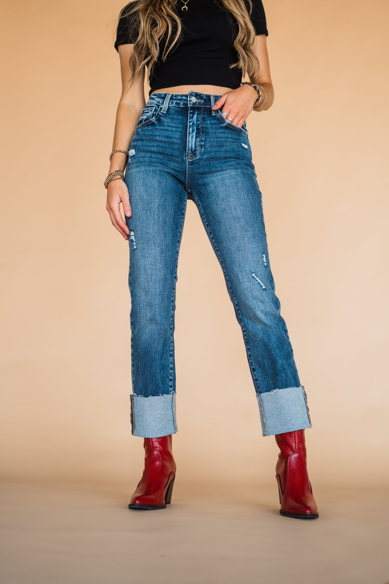 The Emelin Straight Leg Jean