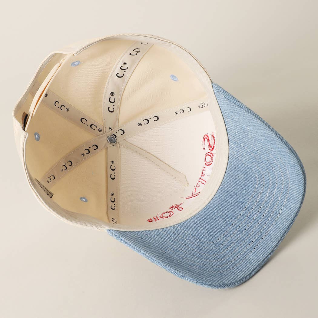 SORRY FOR WHAT MY FACE SAID Embroidery Two-Tone Trucker Hat: LEOPARD