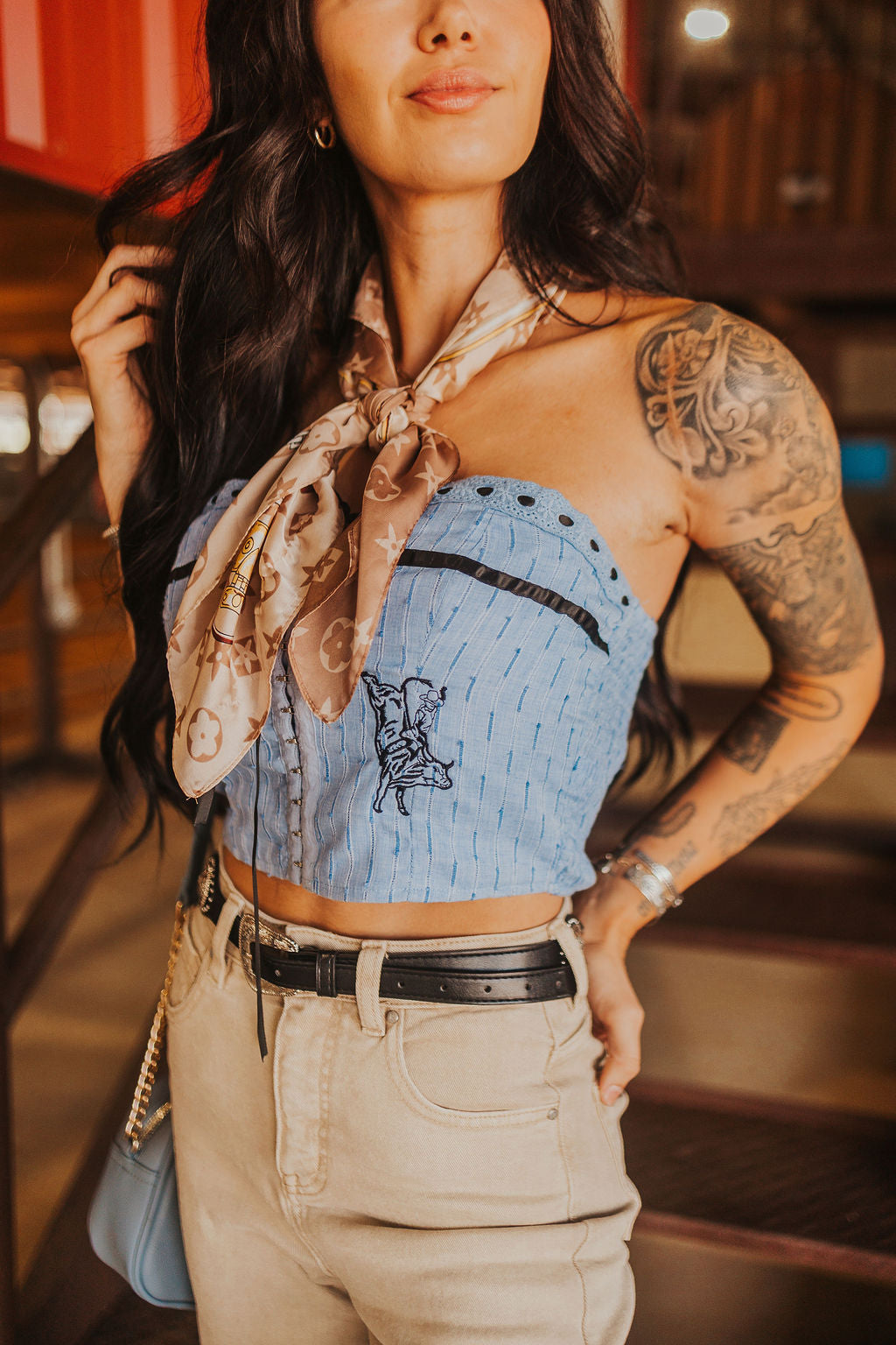 The Bull Rider Crop Top