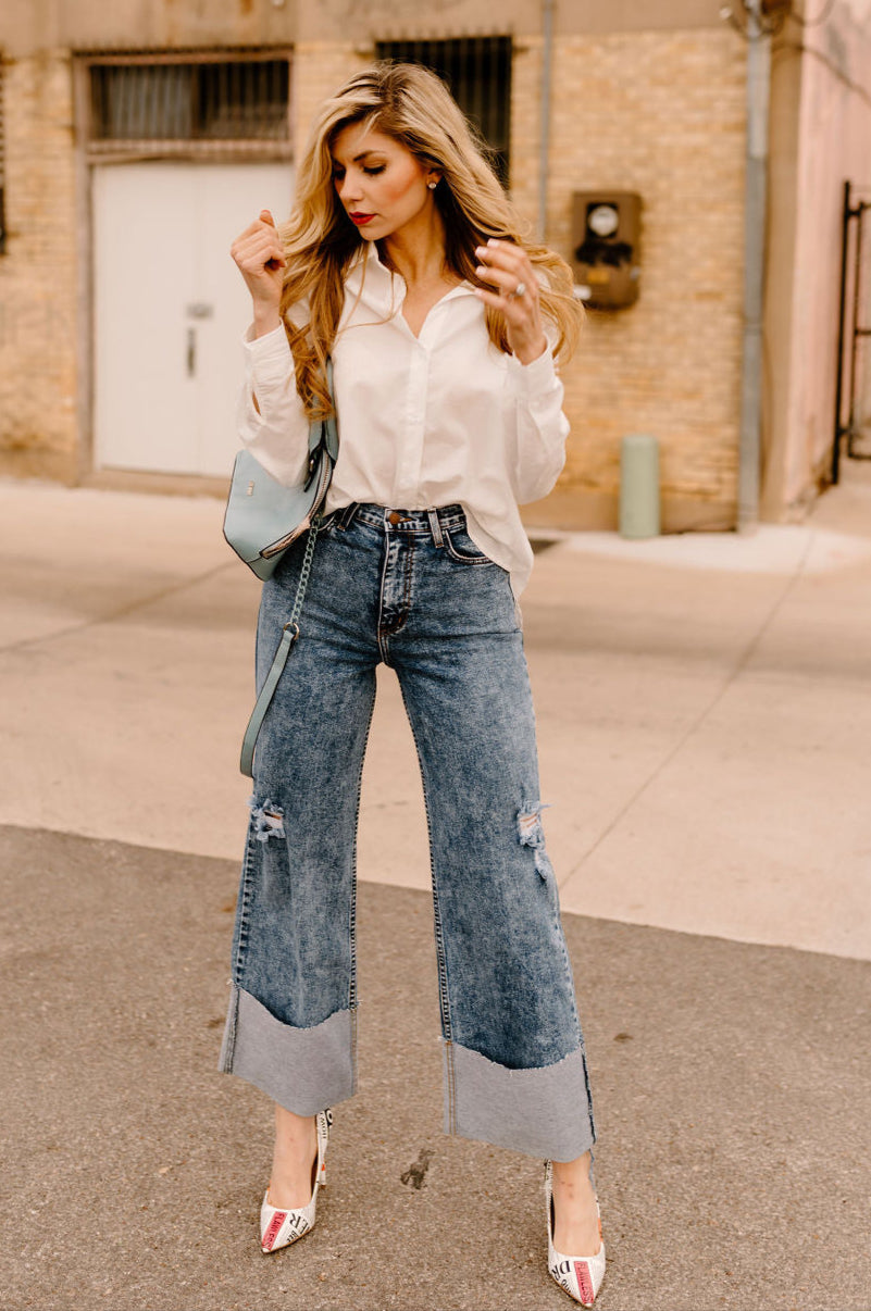 The Reign Wide Leg Jean