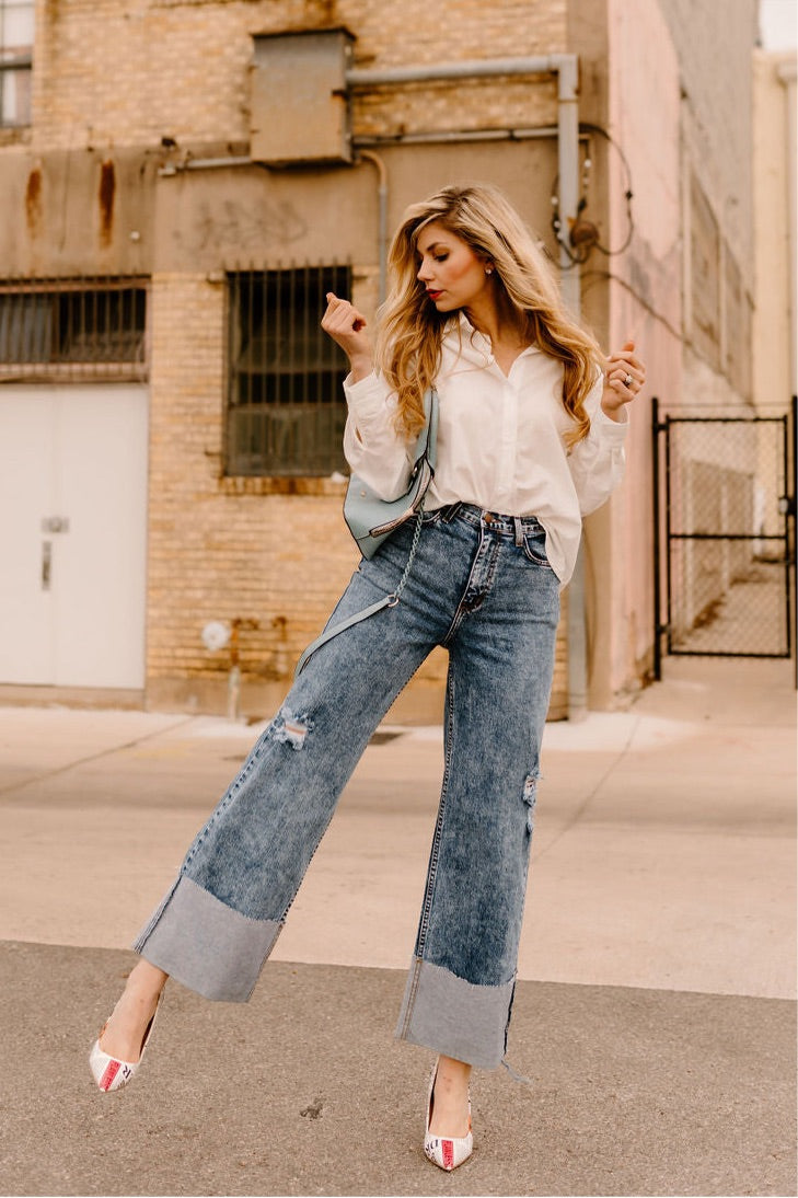 The Reign Wide Leg Jean