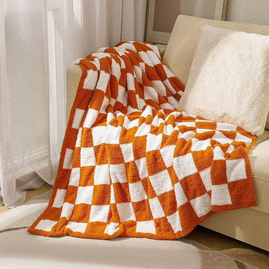 Autumn Checkered Blanket Preorder